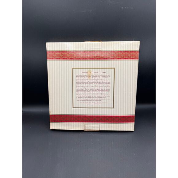 Vintage AVON 1876 Cape Cod Ruby Red Large Dinner Plate 11"" w/ Box - Picture 7 of 7